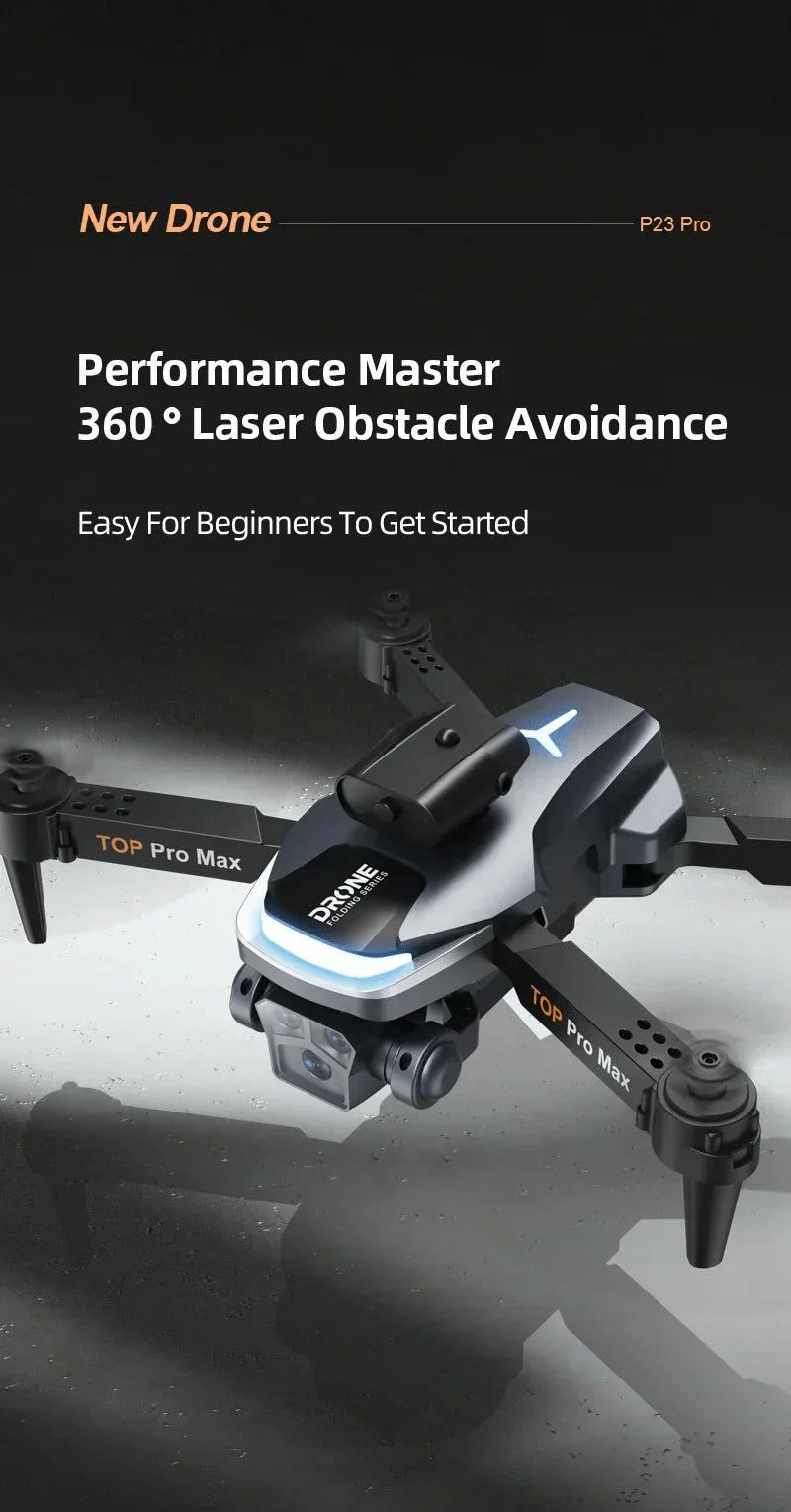 P23 Pro Intelligent Obstacle Avoiding Drone - Foldable Drone