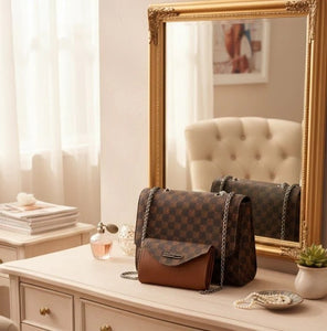 LV Patterned Textured Bags 2pc