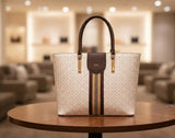 Royal Monogram Tote Handbag