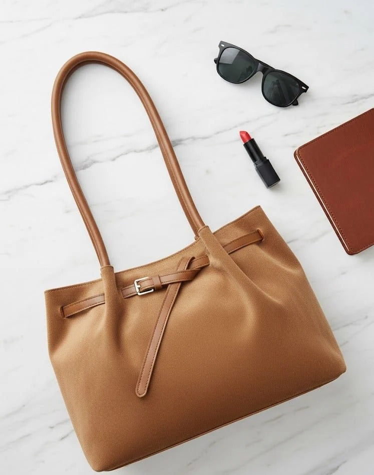 Slouchy Suede Tote