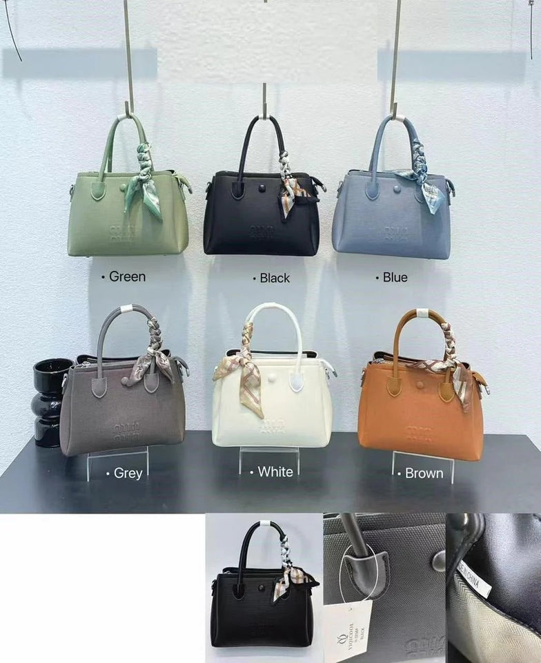 Soft Shell Scarf Handle Bag